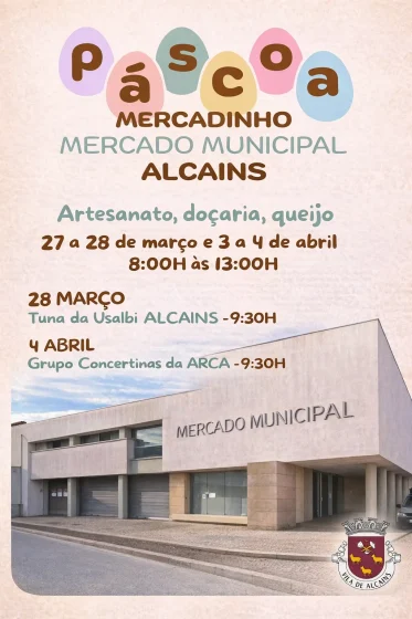 Mercado de Páscoa em Alcains