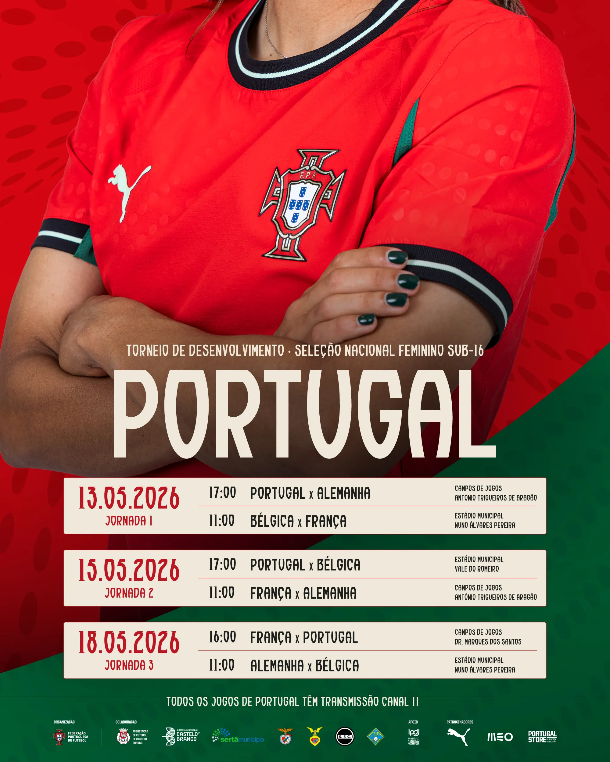 TORNEIO DE DESENVOLVIMENTO • SELEÇÃO NACIONAL FEMININO SUB-16