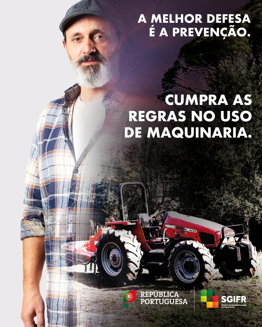 Cumpra as regras no uso de maquinaria