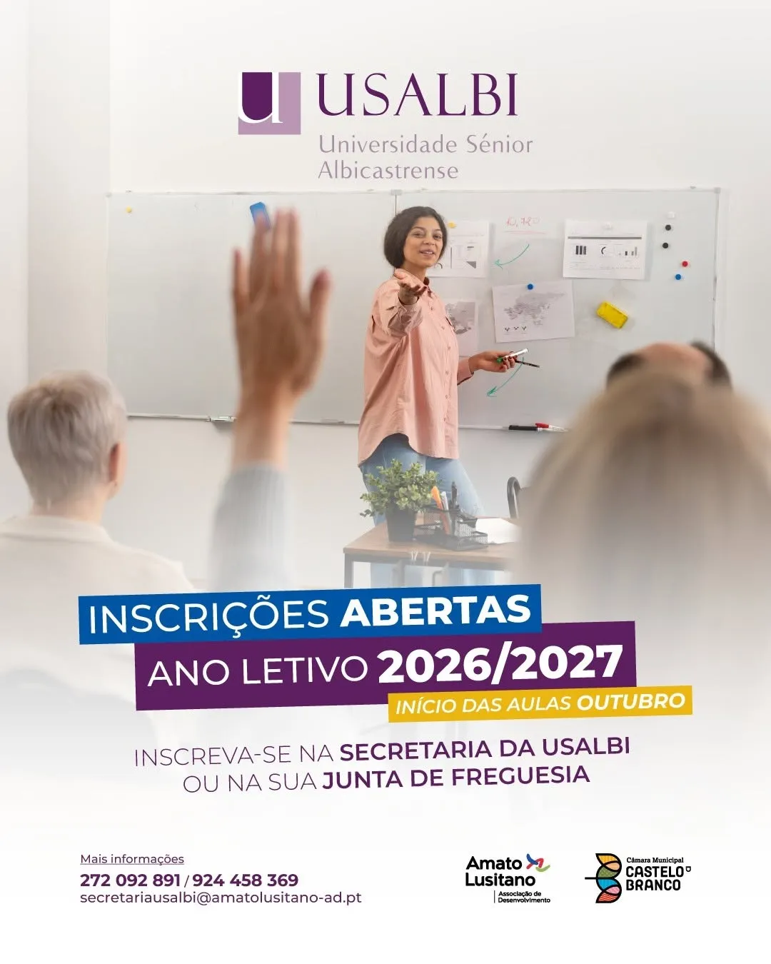 Universidade Sénior Albicastrense – Inscrições abertas